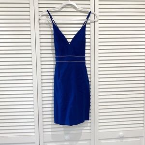 NWT Fashionnova Blue Bedazzled Mini Dress